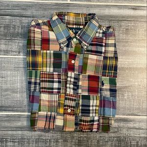 Polo Ralph Lauren Madras Custom Fit Shirt Size S
